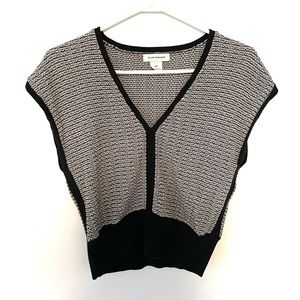 Woven v-neck sleeveless top from Club Monaco